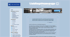 Desktop Screenshot of lieblingshomepage.de